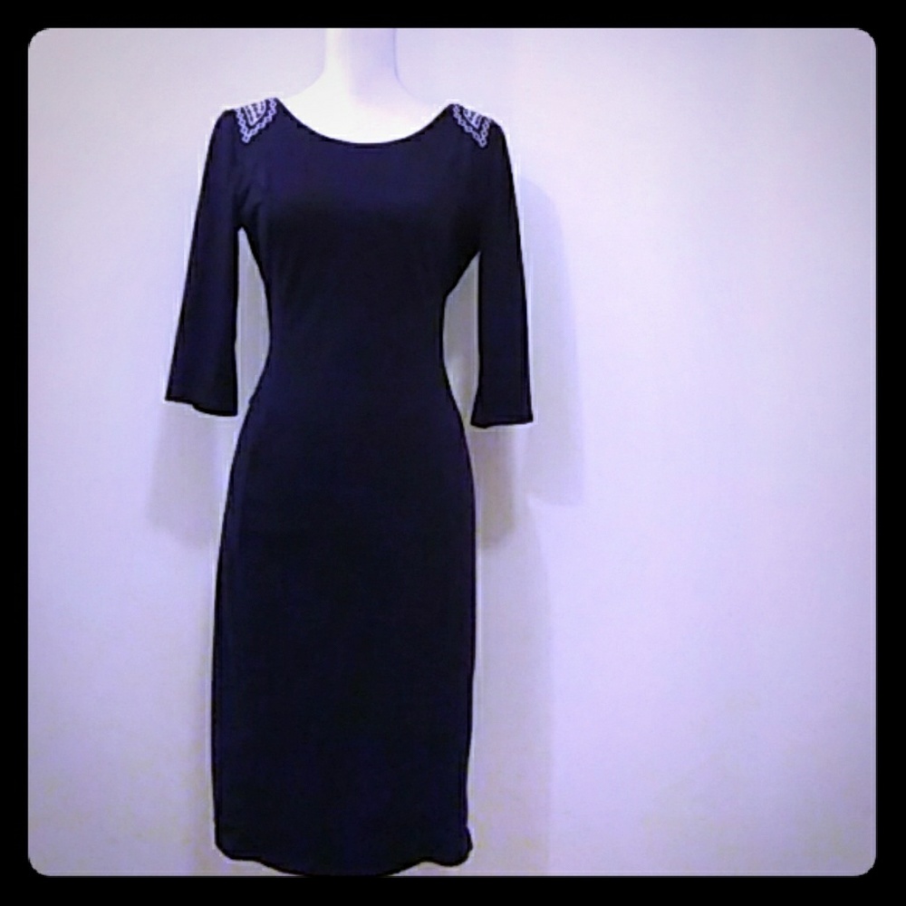 Francesca's Low Back Pencil Dress